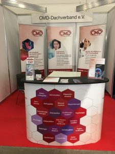 CMD-Dachverbandsstand auf der Hamburger therapieMesse 2019